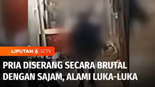 VIDEO: Seorang Pria di Jatinegara Diserang Secara Brutal dengan Sajam, hingga Alami Luka-Luka
