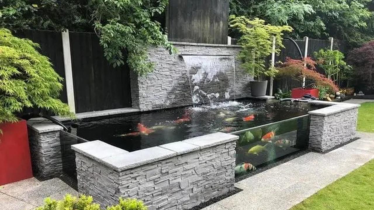Model Kolam Ikan Minimalis di Area Dapur yang Bikin Rumah Adem dan Asri