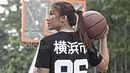 Michelle Kurniawan, pernah mengikuti kejuaraan FIBA U-16, dan SEABA 2016 serta Asean School Games mewakili Indonesia.  (Bola.com/Nicklas Hanoatubun)