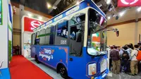 Bus Tayo Untuk Tangerang Mejeng di Senayan (Arief A/Liputan6.com)