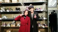 Yannie Kim bersama Kim Hyun Joong