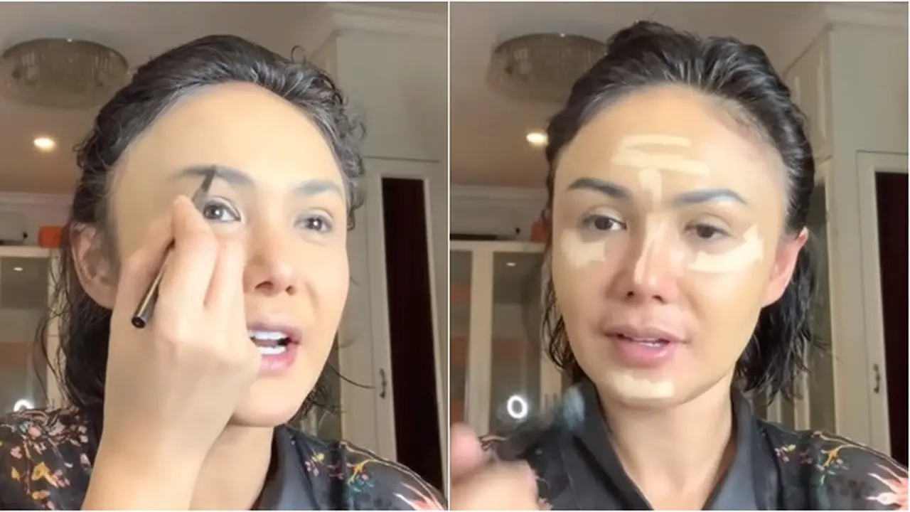 Sudah Kelihatan Uban, Ini 7 Momen Yuni Shara Beri Tips Makeup