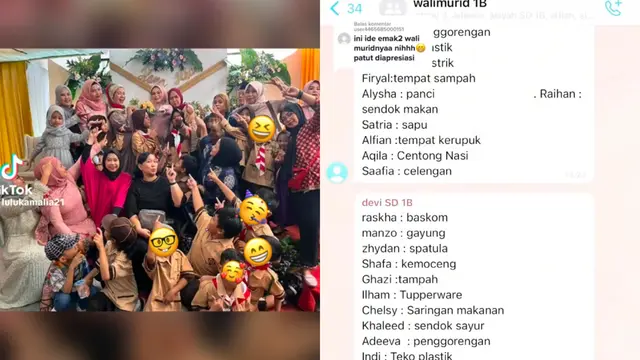 Viral Anak SD Kondangan ke Nikahan Guru, Bawa Kado Peralatan Rumah