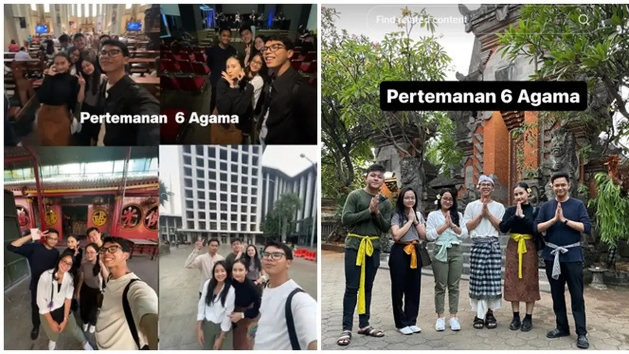 Viral Persahabatan 6 Orang Beda Agama Ini Harmonis, Perlihatkan Indahnya Perbedaan
