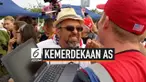 Sebuah insiden adu mulut terjadi antara pendukung dan warga anti Presiden Donald Trump. Kejadian ini berlangsung di perayaan Hari Kemerdekaan AS.