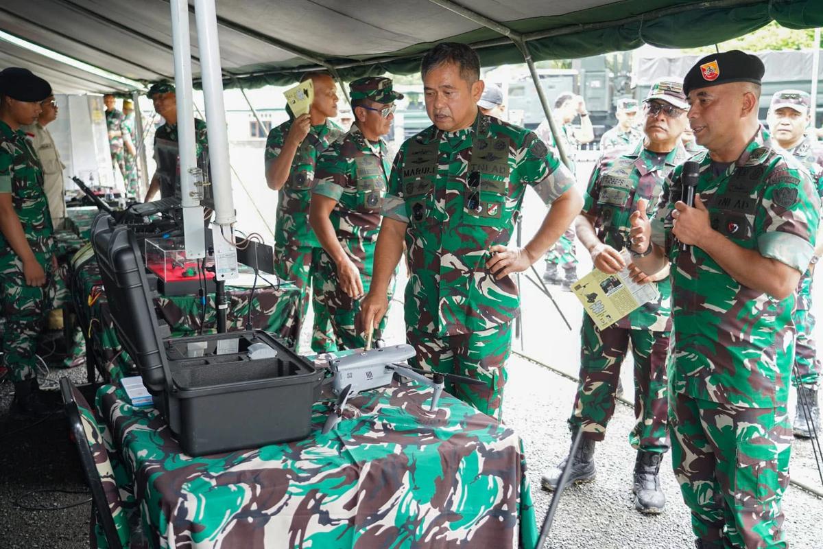 FOTO: Beragam Inovasi Litbanghan TNI AD Diperlihatkan di Menlatpur Kostrad