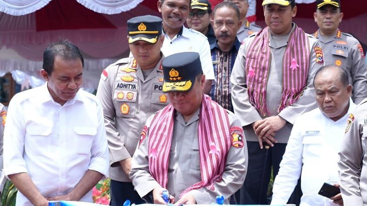 Wakapolri Resmikan Early Warning System Gunung Lewotobi Laki-Laki, Tingkatkan Keselamatan Warga Flores Timur