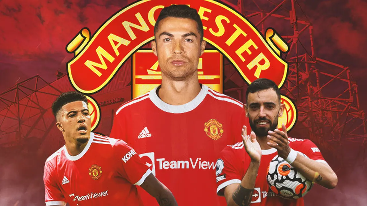 Manchester United - Jadon Sancho, Cristiano Ronaldo, Bruno Fernandes