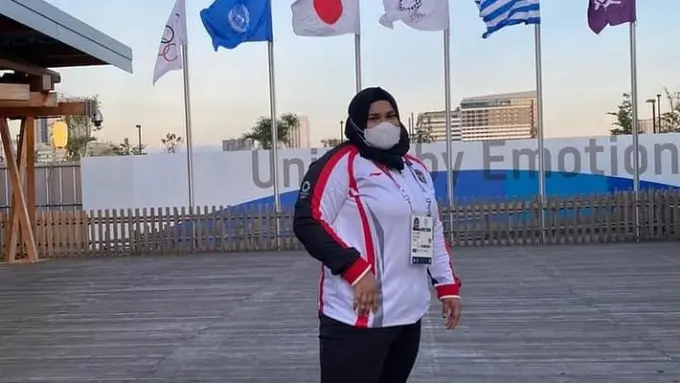 11 Potret Nurul Akmal, Atlet Angkat Besi Aceh Finis 5 Besar di Olimpiade Tokyo