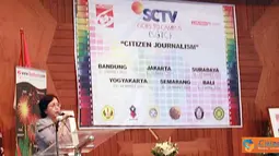 Citizen6, Jakarta: Speech Dr. Ir. Maslina W. Hutasuhut, MM (rektor IISIP). (Pengirim: Ady Permadi)