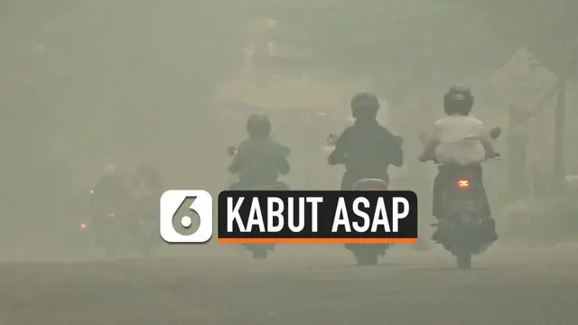 Kabut asap kembali membuat kualitas udara di Kota Jambi kembali memburuk pada Rabu (16/10/2019) pagi.