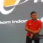 Telkomsel menggelar konferensi pers terkait peretasan situs web-nya yang terjadi pada Kamis (27/4/2017) malam kemarin. (Liputan6.com/Agustin Setyo Wardani)