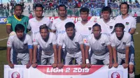 Skuat Persita Tangerang saat melawan PSCS Cilacap. (Bola.com/Vincentius Atmaja)