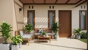 7 Ide Teras Rumah Kecil yang Bisa Jadi Ruang Santai Sekaligus Tempat Menerima Tamu