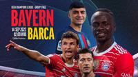 Link Live Streaming Liga Champions : Bayern Munchen Vs Barcelona di vidio, 14 September 2022. (Sumber : dok. vidio.com)