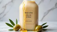 Body Lotion Alami dari Minyak Zaitun dan Madu: Resep &amp; Cara Pakainya
