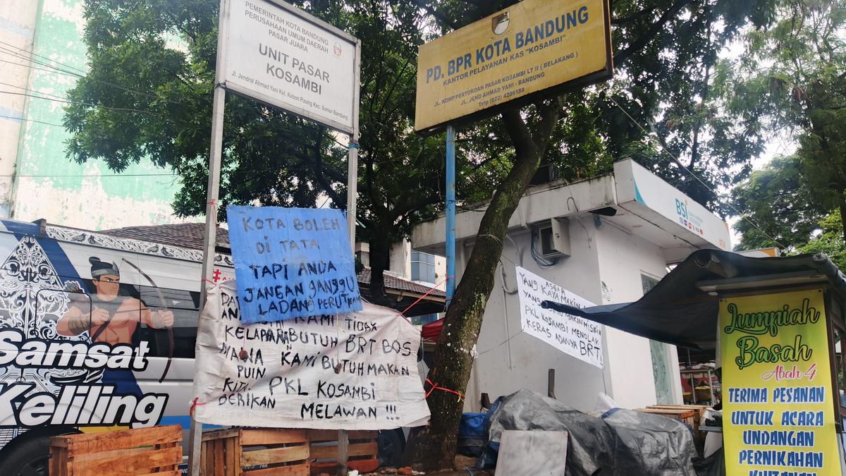 Terancam Tergusur, PKL Cicadas–Kosambi Protes Rencana Pembangunan Jalur BRT