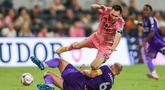 Nasib sial harus dialami oleh Lionel Messi dan kawan-kawan kala Inter Miami menjamu Orlando City dalam laga lanjutan Major League Soccer (MLS) 2026, Sabtu (02/05/2026) waktu setempat. (AP Photo/Chris Arjoon)