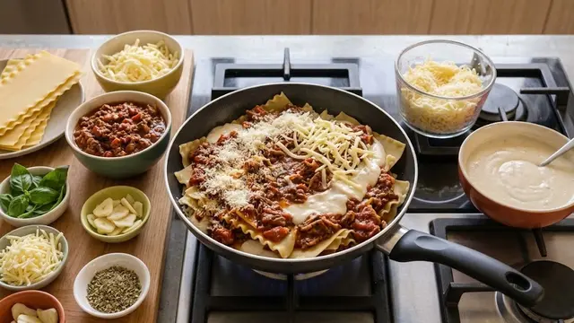 resep lasagna teflon tanpa oven
