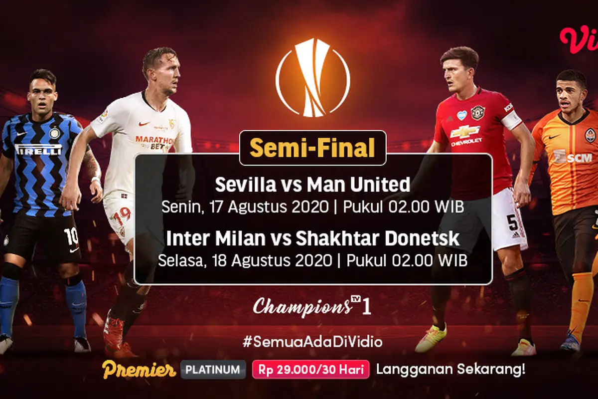 Jadwal Semifinal Liga Europa