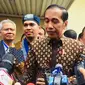 Presiden Jokowi membuka Kongres XXXVI Gerakan Mahasiswa Kristen Indonesia (GMKI). (Merdeka.com/ Titin Supriatin)