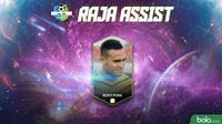 Raja Assist Rizky Pora Liga 1 2018 (Bola.com/Adreanus Titus)