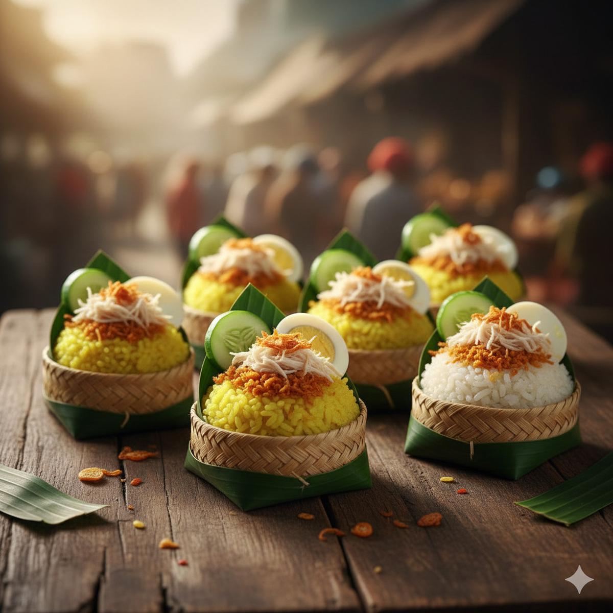 Nasi Kuning / Nasi Uduk Mini