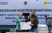 BPN Cianjur Serahkan Hasil Pengadaan Tanah SUTT 150 kV PLN, Perkuat Kelistrikan Jawa Barat Selatan