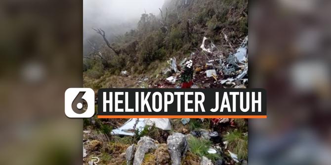 VIDEO: TNI Segera Mengevakuasi Helikopter M1 17 di Pegunungan Mandala