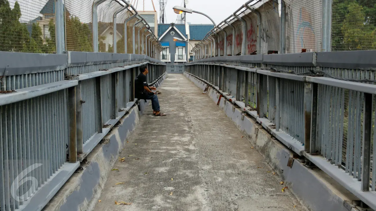 20151127-Lokasi TKP pemerkosaan di JPO Lebak Bulus-Jakarta