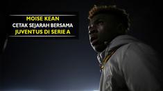 Moise Kean Ceak Sejarah Bersama Juventus di Serie A