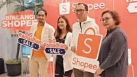 Bincang Shopee dengan tema "Sehat Saat Ramadan ala Shopee" di Kantorkuu Co-Working Space, Kuningan, Jakarta Selatan, 10 Mei 2019. (Liputan6.com/Asnida Riani)