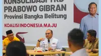 Ketua TKD Prabowo Gibran Provinsi Bangka Belitung, Erzaldi Rosman. (Dok. Tim dokumentasi TKD Provinsi Babel)