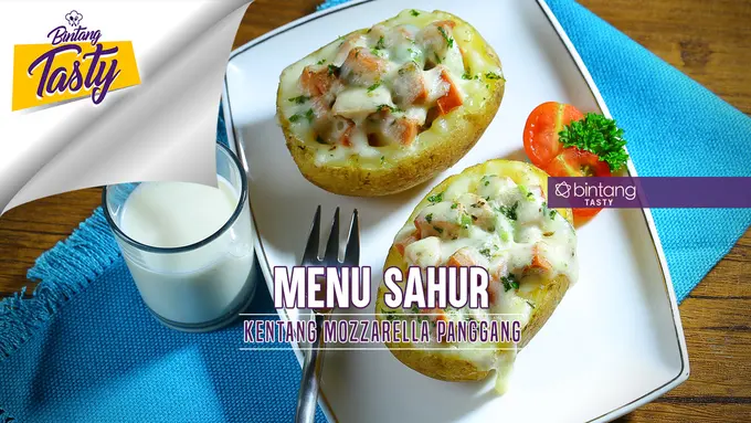 [Bintang] Menu Sahur: Kentang Mozzarella Panggang