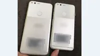 Setelah spesfikasi, teaser dan harga jual, kali ini muncul foto ponsel Google Pixel yang dibalut warna putih (Foto: GSM Arena)