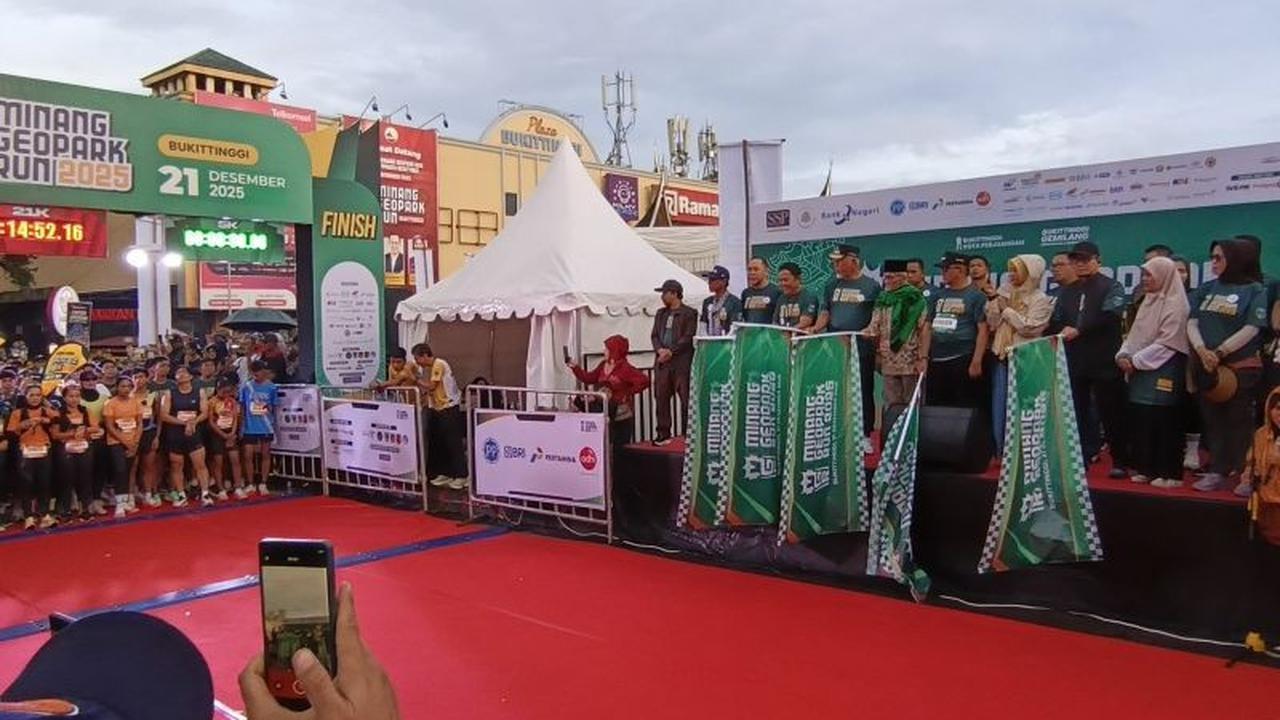 Minang Geopark Run 2025 Usung Tema "Sumbar Bangkit", Ajak Pelari Galang Dana Bencana