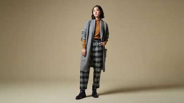 Apakah Cardigan Cocok Dengan Celana Kulot/Ilustrasi gambar oleh AI