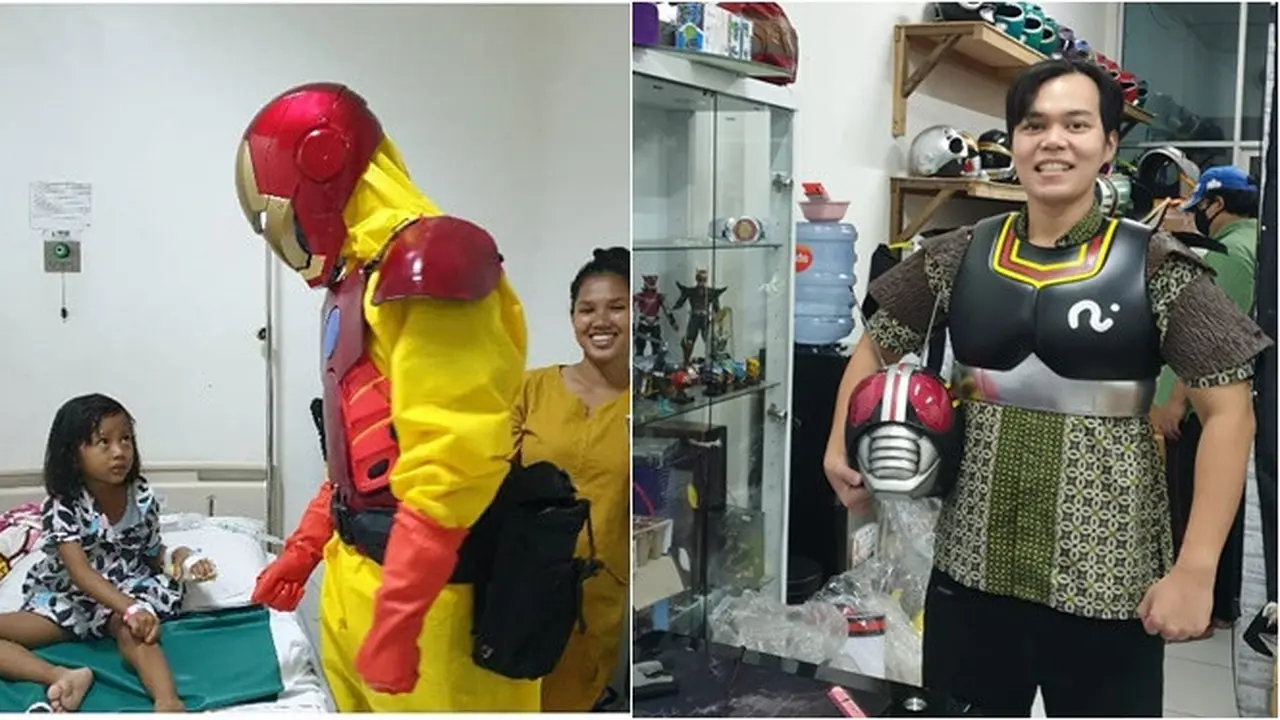 7 Potret Dokter Pakai APD dengan Cosplay Pahlawan Super Ini Viral