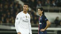 Cristiano Ronaldo (Madrid) dan Edinson Cavani (PSG) (Liputan6.com/Reuters)