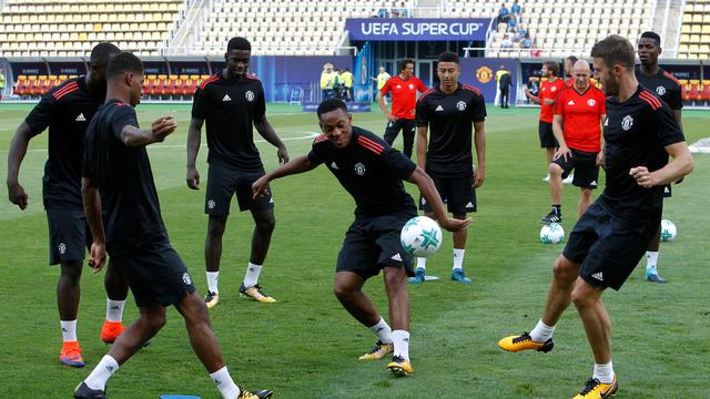 Piala Super Eropa-Manchester United-Real Madrid