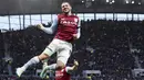 Tottenham Hotspur harus menelan pil pahit setelah dipermalukan Aston Villa pada pekan ke-18 Liga Inggris musim 2022/023. (AP Photo/Ian Walton)