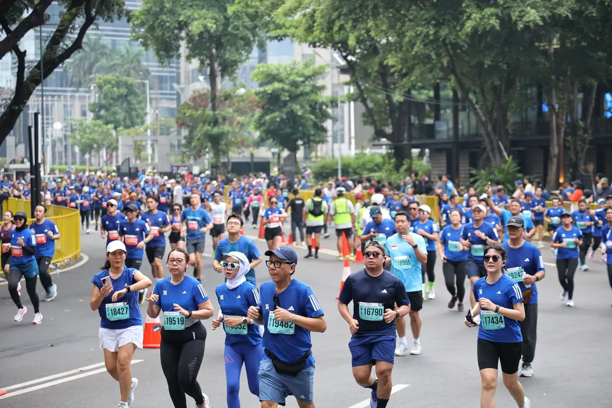 Keseruan wondr Jakarta Running Festival 2024