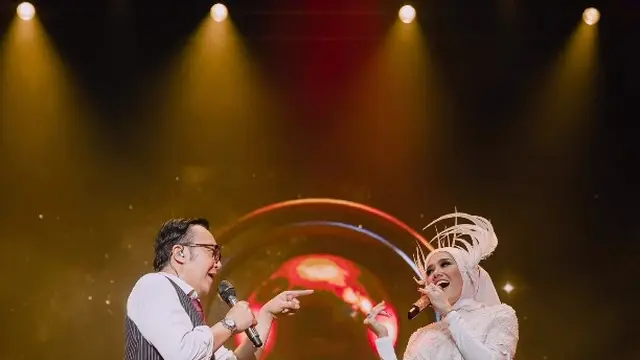 Mulan Jameela saat konser (Instagram/mulanjameela1)