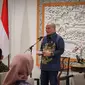 Ketua DPD RI, AA LaNyalla Mahmud Mattalitti saat memberi sambutan di depan pejabat KBRI Thailand dan perwakilan warga Indonesia di Bangkok, Selasa (29/11/2022) malam.&nbsp;(Ist)