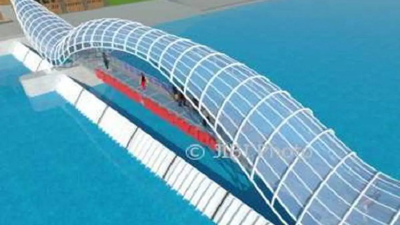 Desain Jembatan Kaca Solo