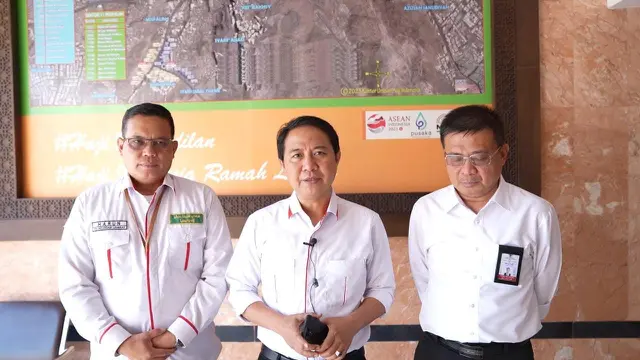 Dirjen PHU Kemenag Hilman Latief menyampaikan kabar bahwa jemaah haji asal Majalengka Kloter KJT 10 yang hilang di Arafah atas nama Suharja Wardi Ardi ditemukan meninggal dunia di kamar jenazah RS Muaisyim, Mina, Makkah. (FOTO: MCH PPIH ARAB SAUDI 2023)