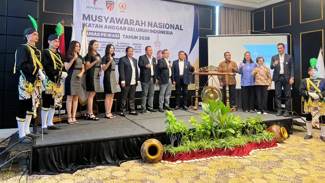 Suasana Musyawarah Nasional (Munas) Pengurus Besar Ikatan Anggar Seluruh Indonesia (PB IKASI) 2026