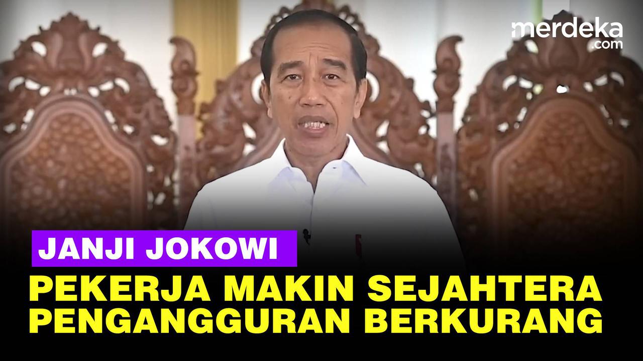 VIDEO: Rayakan Hari Buruh 2023, Jokowi Janjikan Pekerja Indonesia Makin Sejahtera