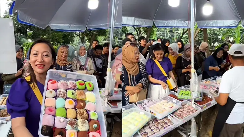 Mochi viral di dekat Apartemen Kalibata City harganya hanya Rp5 ribuan