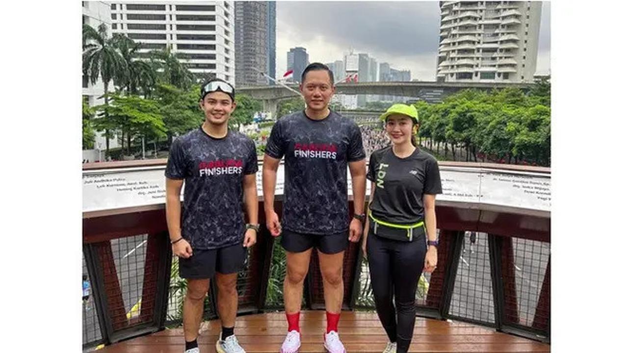 6 Potret Beby Tsabina dan Febby Rastanty di Event Lari, Sarapan Bareng AHY